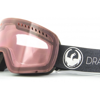 Dragon NFXs Echo Transition Light Rose Snow Goggles